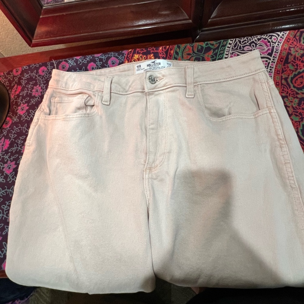 Hollister Women's Cream Jeans